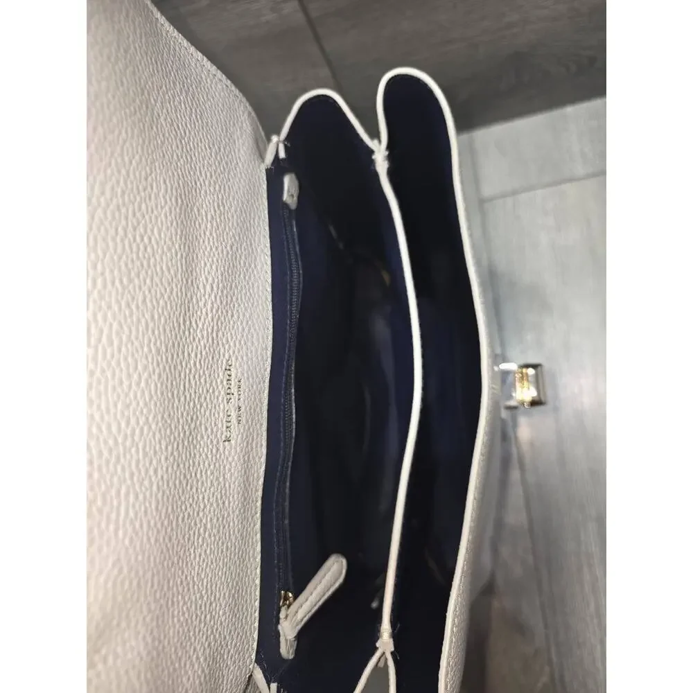 Kate Spade Medium Essential Backpack Leather Purse NWOT Gray B000444